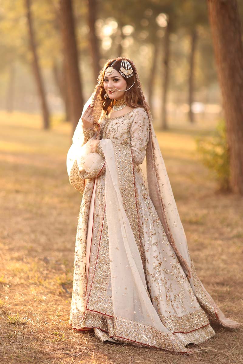 Regal Heritage - Traditional Pishwas Bridal Outfit