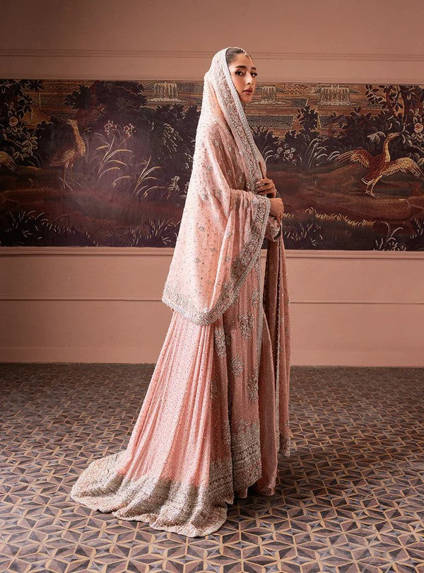 Rose Pink Radiance - Bridal Lehenga Elegance