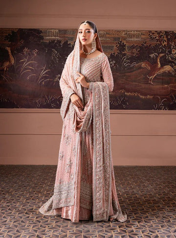 Rose Pink Radiance - Bridal Lehenga Elegance