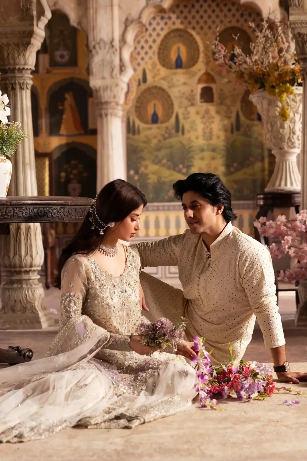 Roshni Ivory Hand Embellished Organza Stitched Gharara Suit – Kanwal Malik Maahi Festive 26