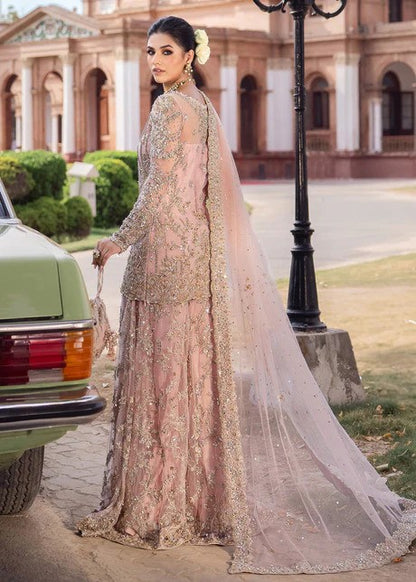 Rosy - Beautiful Pink Sharara Dress By Kanwal Malik