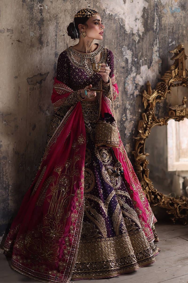 Royal Indigo Beautiful Bridal Lehenga