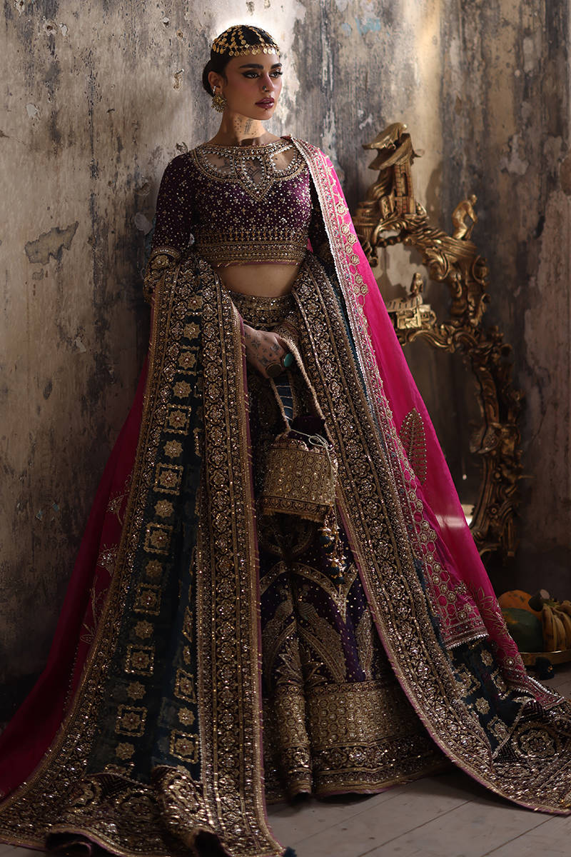 Royal Indigo Beautiful Bridal Lehenga