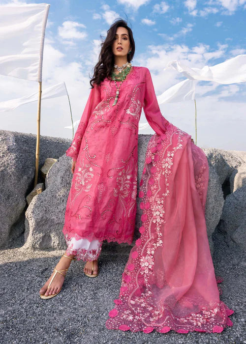 SAMARA-B- Flamingo Lawn '25 Ensemble By- Saira Shakira