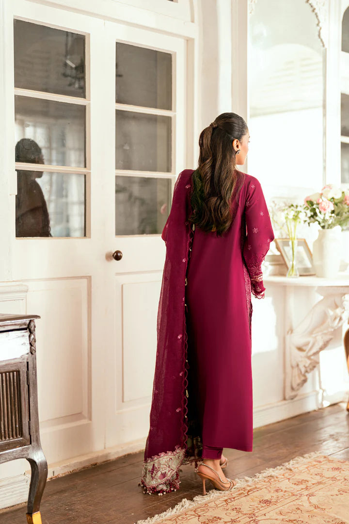 SB-02 Sameen- Luxury Lawn Eid Edit' 25 Ensemble