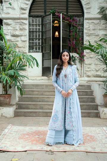 SB-04 Zarish- Luxury Lawn Eid Edit' 25 Ensemble
