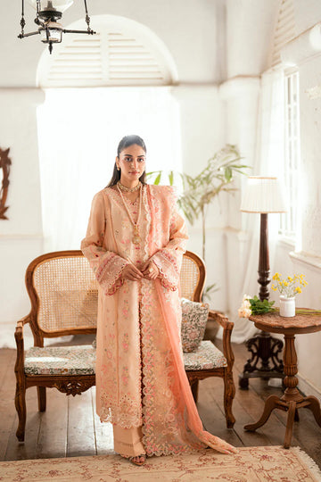 SB-07 Zoya- Luxury Lawn Eid Edit' 25 Ensemble