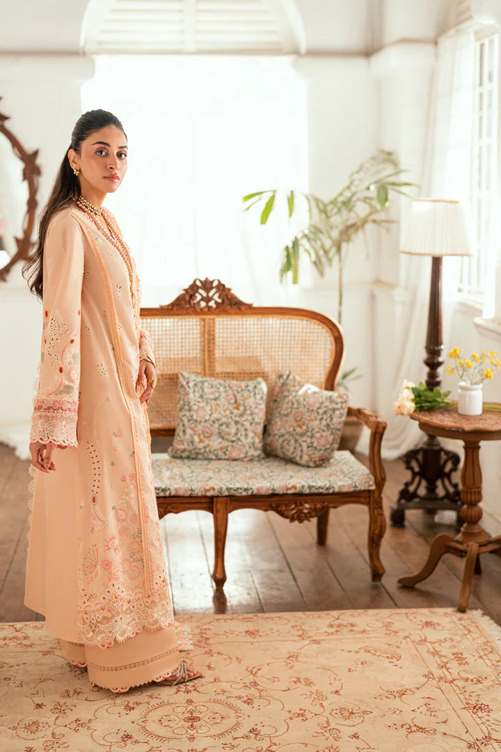 SB-07 Zoya- Luxury Lawn Eid Edit' 25 Ensemble