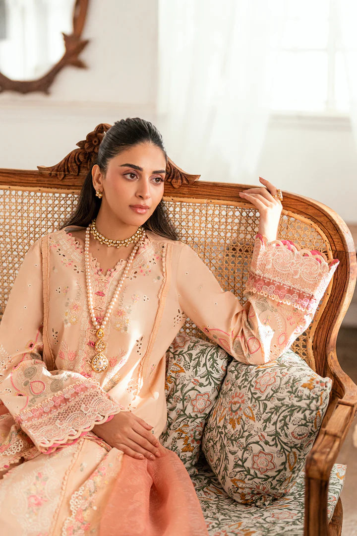 SB-07 Zoya- Luxury Lawn Eid Edit' 25 Ensemble