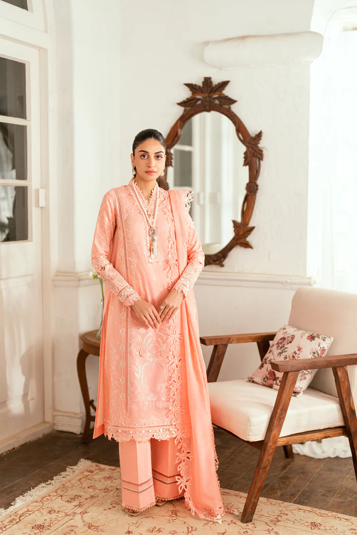 SB-12 Jafa- Luxury Lawn Eid Edit' 25 Ensemble