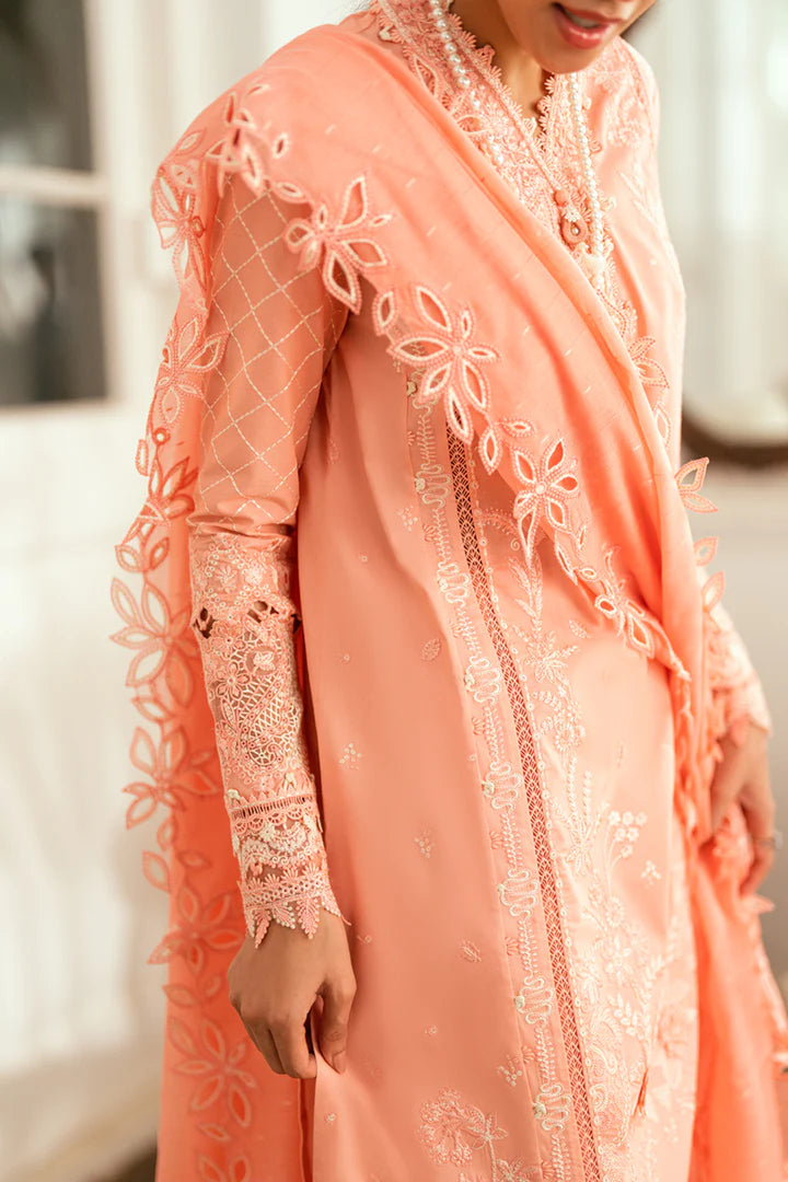 SB-12 Jafa- Luxury Lawn Eid Edit' 25 Ensemble
