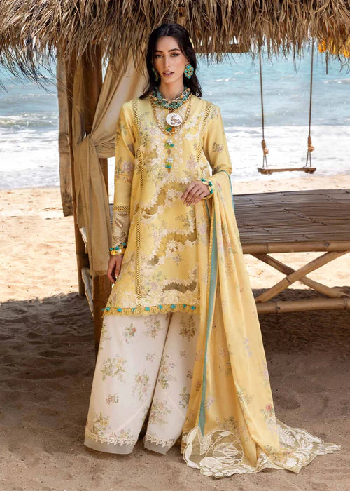SERENA-A- Macaroon Lawn '25 Ensemble By- Saira Shakira