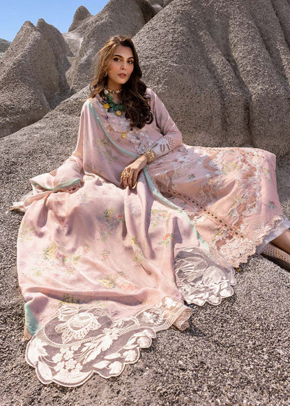SERENA-B- Blush Lawn '25 Ensemble By- Saira Shakira