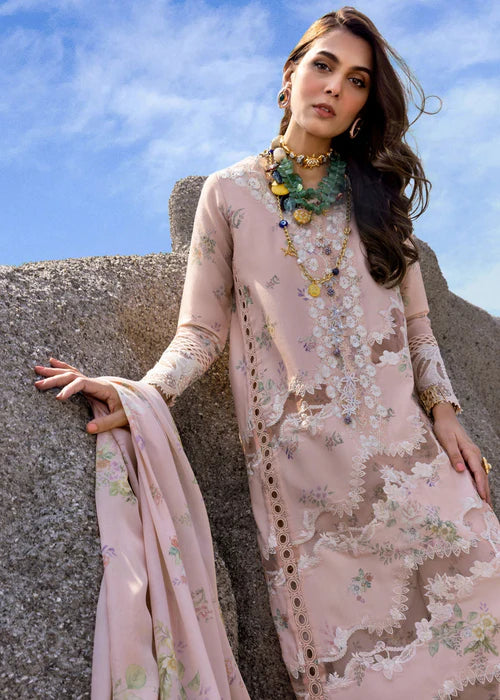 SERENA-B- Blush Lawn '25 Ensemble By- Saira Shakira
