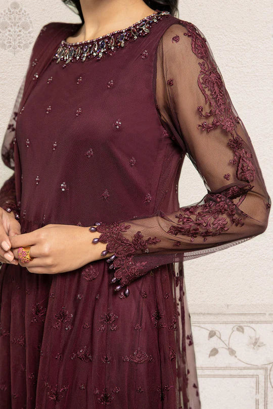 SF-EF22-03R1 -Embroidered Plum Suit