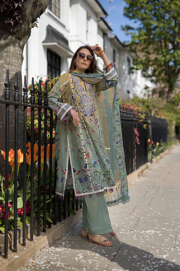 SNB25-2B- Multi Color Printed Lawn Ensemble By- Sobia Nazir