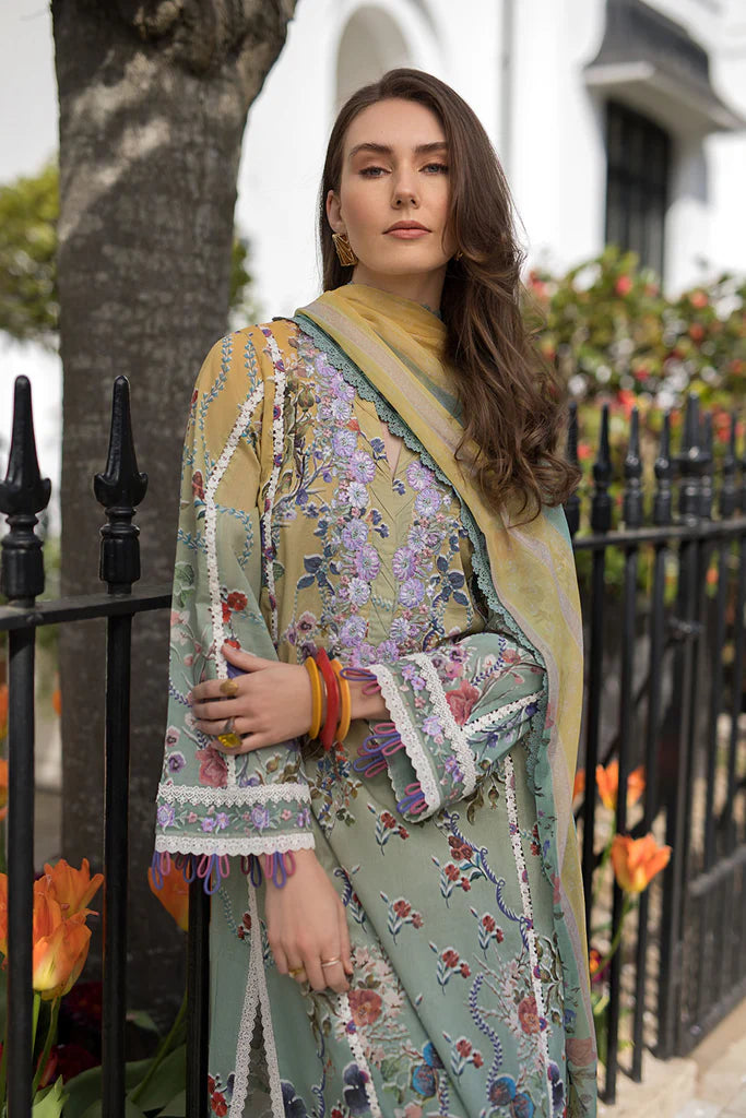 SNB25-2B- Multi Color Printed Lawn Ensemble By- Sobia Nazir