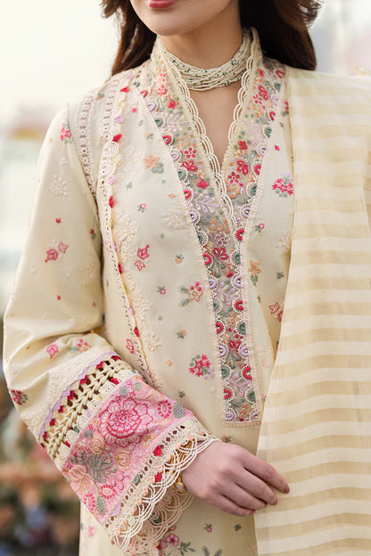 Scarlett- Pakistani Designer Lawn Outfit By- Qalamkar