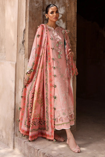 Selene 01-A- Blush Renaissance Lawn Suit By- Elan