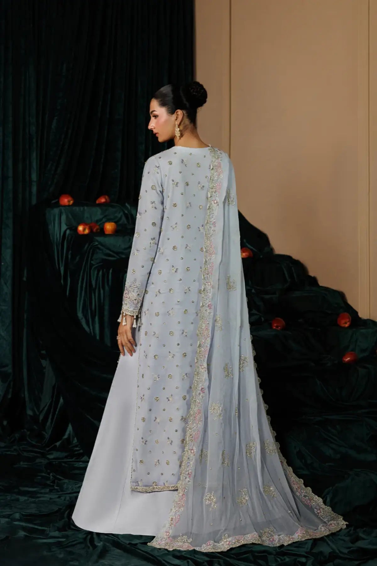 Selene by Emaan Adeel Lavender Embroidered Chiffon Stitched Suit from Celeste Festive Edit'26 Collection