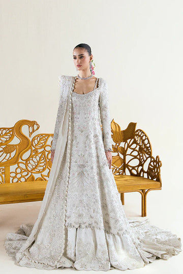 Seriya by Suffuse off-white bridal lehenga for nikkah or reception – Pakistanimoda