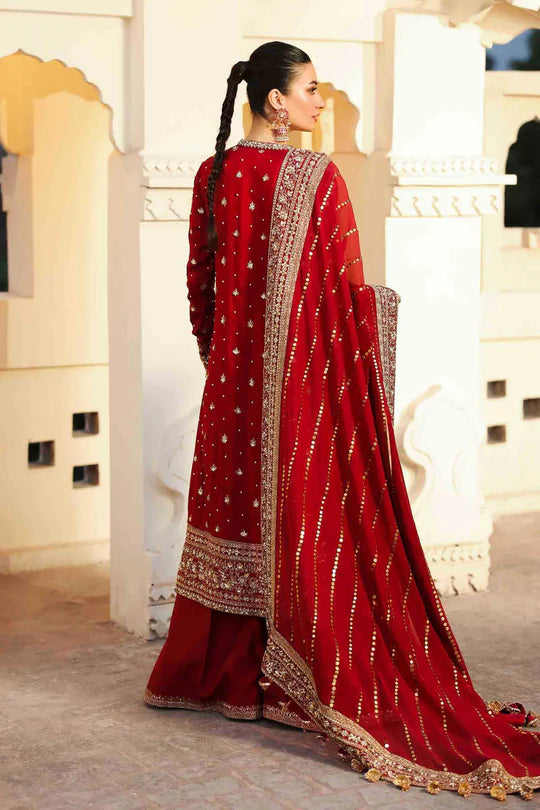 Shahzadi Khanum- Handcrafted Outfit with Naqshi and Zari Work