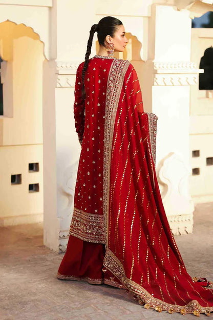 Shahzadi Khanum- Handcrafted Outfit with Naqshi and Zari Work