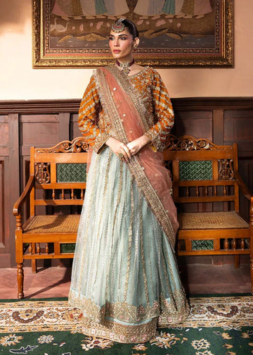 Shazma- Pakistani Traditional Multi Lehenga Set For Mehndi Events