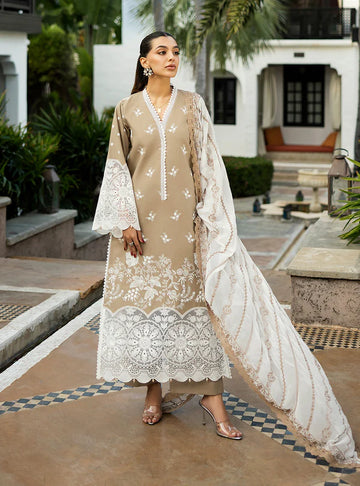 Sia-11A Chikankari Lawn Outfit '25 By- Zainab Chottani