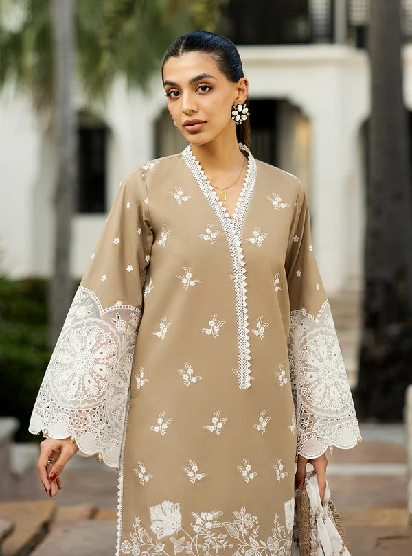 Sia-11A Chikankari Lawn Outfit '25 By- Zainab Chottani
