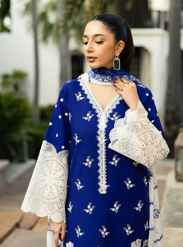 Sia-11B Chikankari Lawn Outfit '25 By- Zainab Chottani