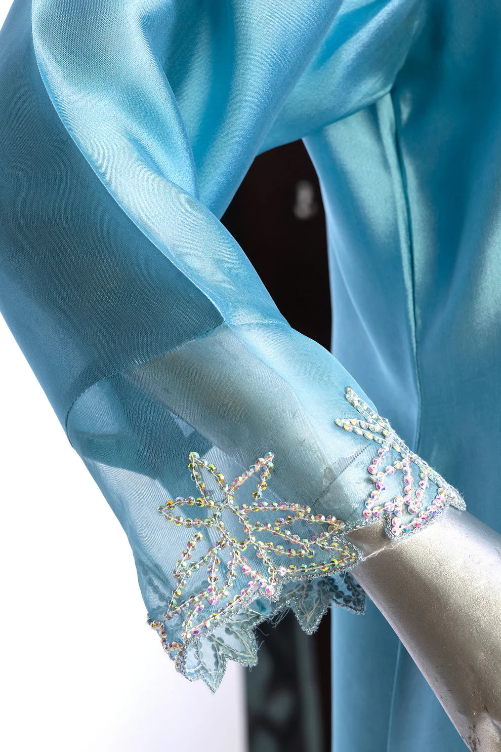 Sitara- Elegant Pakistani party wear in ice blue