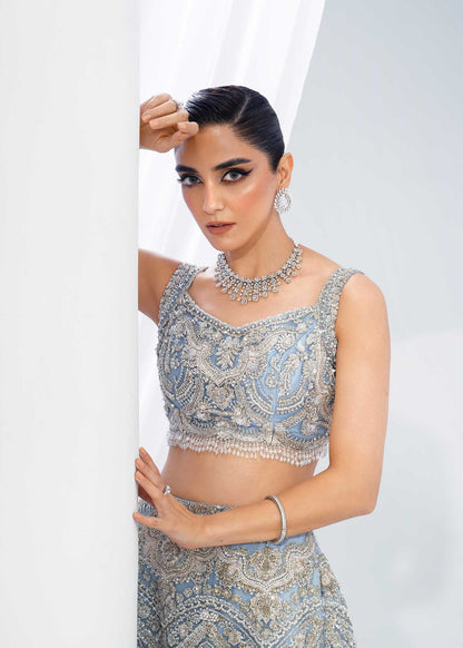 Snow - Beautiful Blue Lehenga Choli