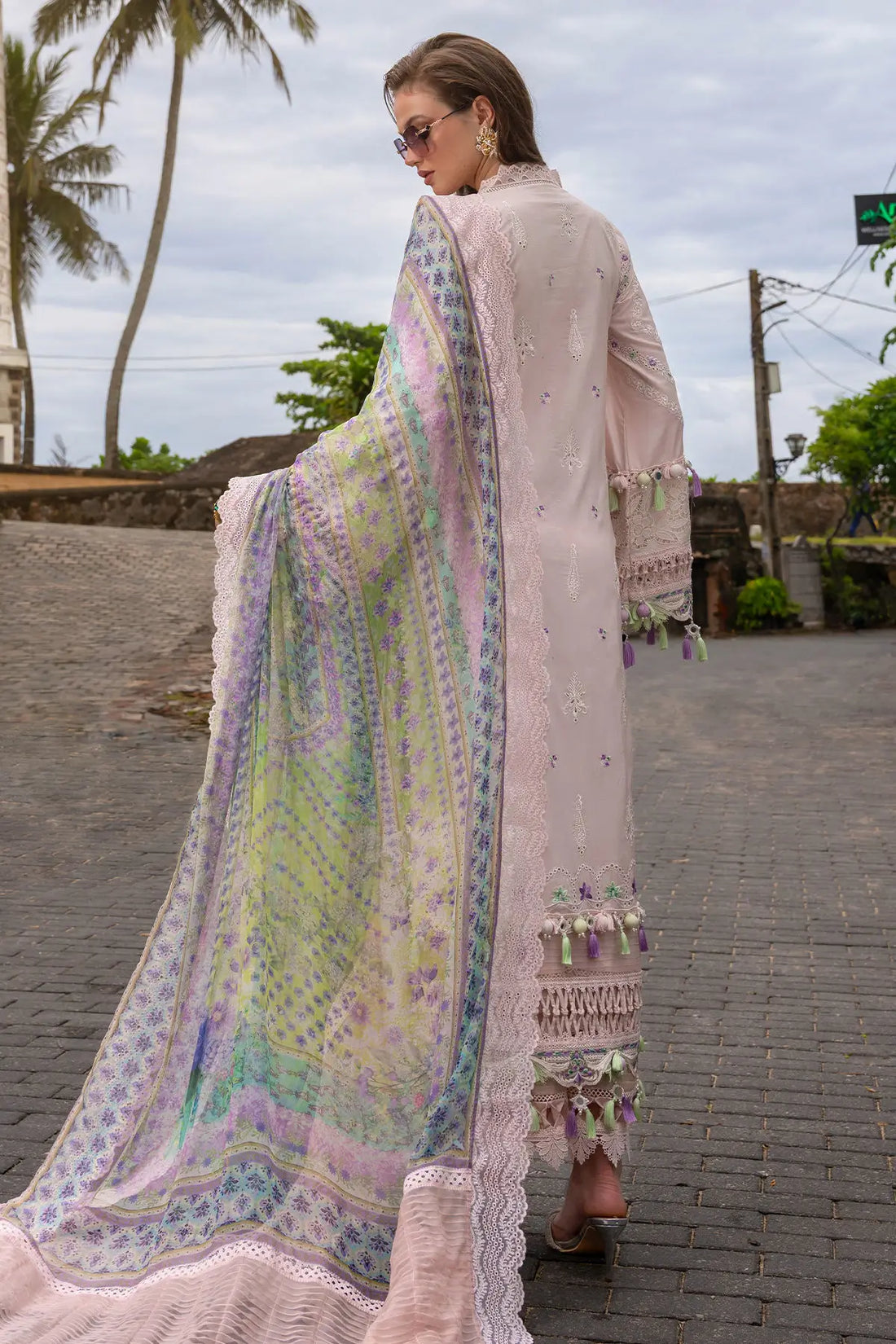 Sofi Annus Abrar dusty pink embroidered lawn 3PC suit Neroli Luxury Lawn 2026