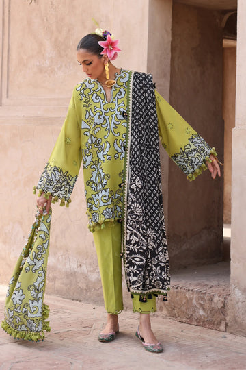 Solene 03-A- The Ralli Reimagined Lawn Ensemble By- Elan