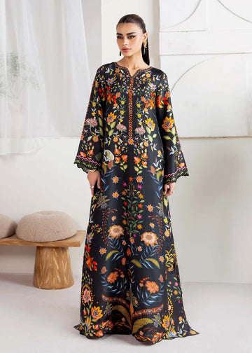 Sovana-South Asian raw silk outfit with digital motifs by-Kanwal Malik