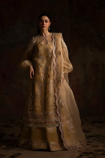 Sunehri Nyra stitched Eid wedding sharara Canada.