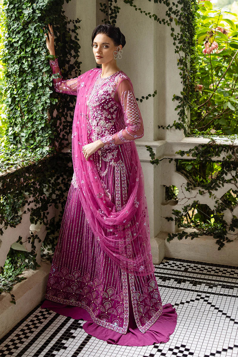 Mushq Sweet November blush pink stitched festive fashion outfit with sequins and embroidery – shop online at Pakistanimoda.com.