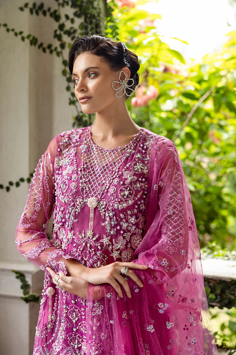 Mushq Sweet November blush pink stitched festive fashion outfit with sequins and embroidery – shop online at Pakistanimoda.com.