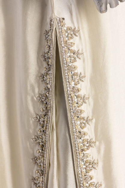 Tabish – Luxury Sheesha Silk 3-Piece Suit with Hand-Painted Dupatta