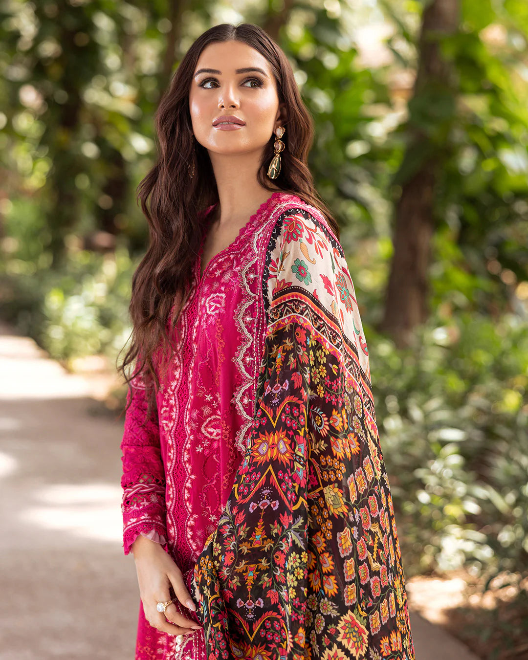 Varda- Zinnia Luxury Lawn Ensemble'25 By- Faiza Saqlain