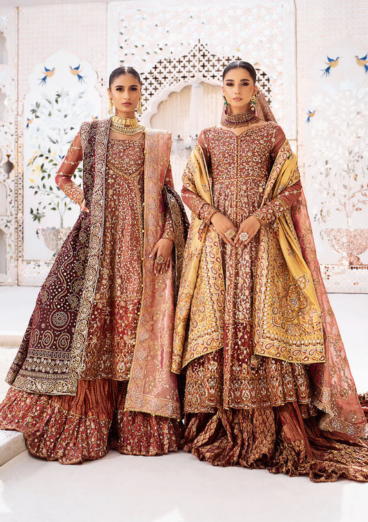 Vermilion Enchantment - Pakistani Wedding Formal Wear By AIK