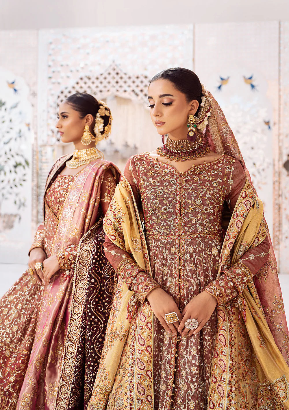 Vermilion Enchantment - Pakistani Wedding Formal Wear By AIK