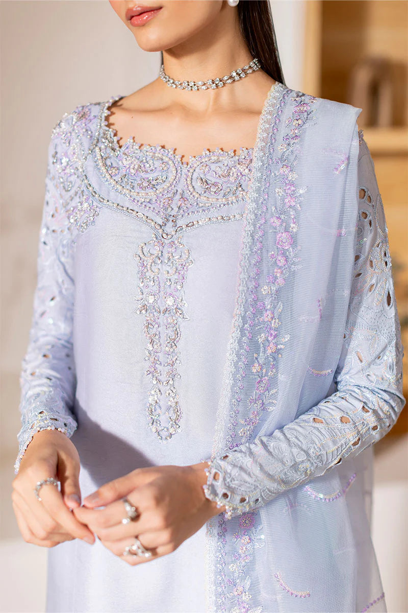 Verve embroidered cotton net outfit for weddings and parties – Pakistanimoda