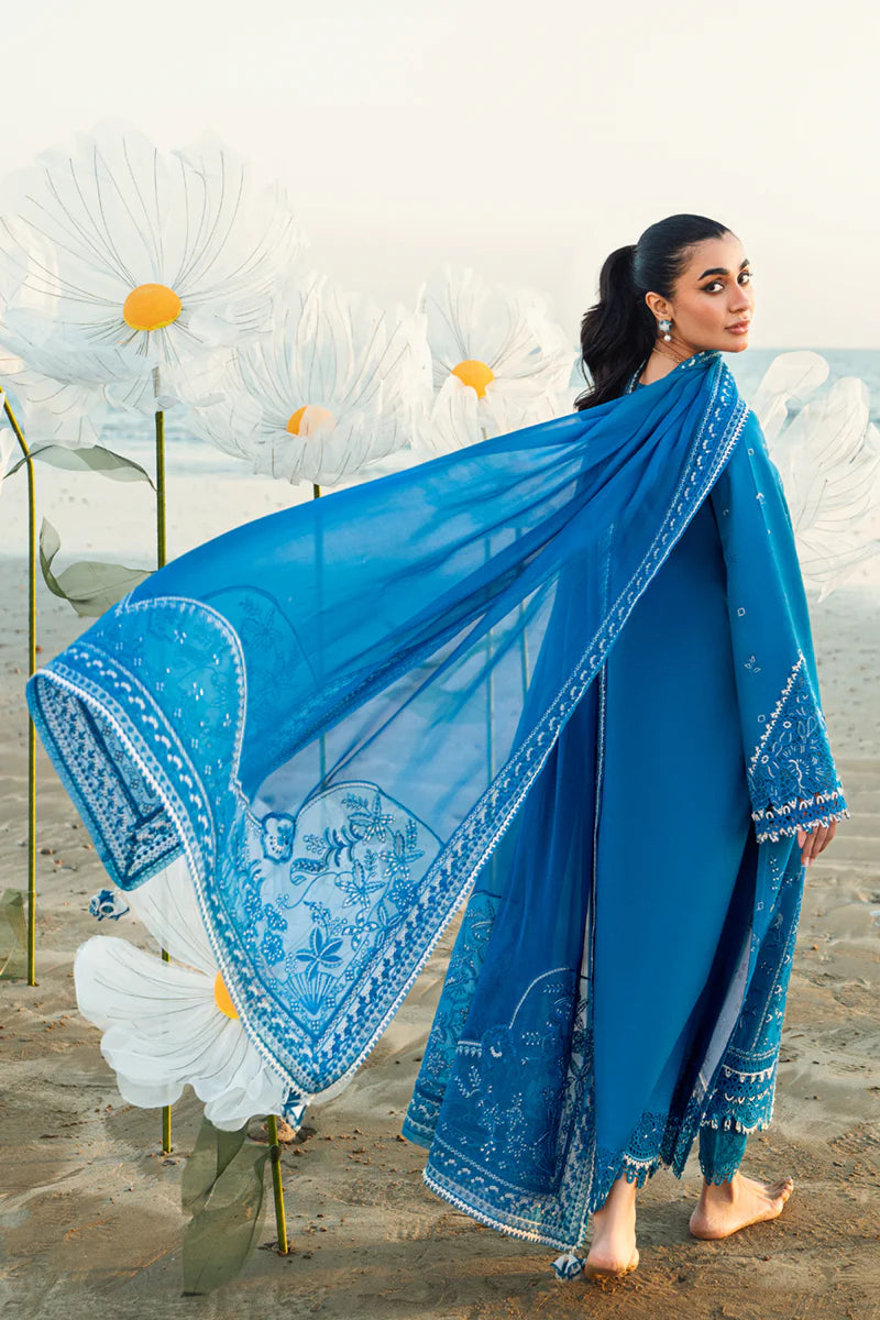 Victoria- Pakistani Designer Lawn Outfit By-Qalamkar