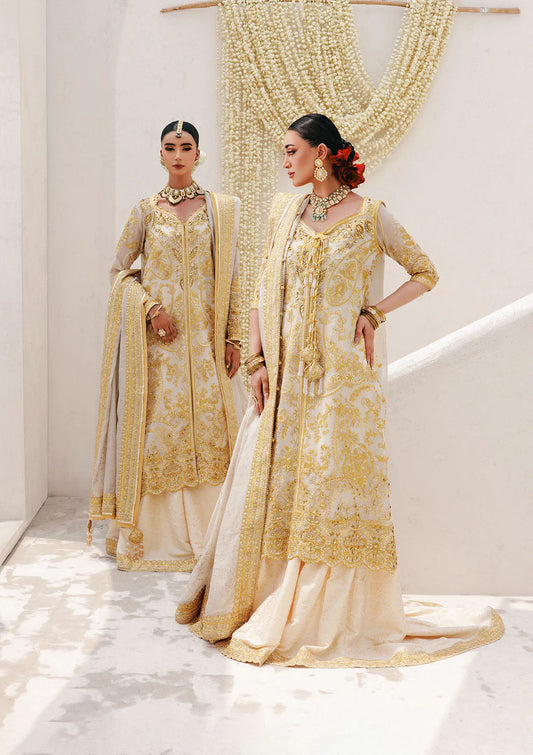 Luxury Pakistani stitched off-white outfit – AIK Wedding Festive Vol 2 – Pakistanimoda.com worldwide shipping