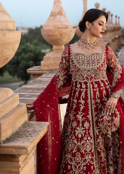 Zari - Beautiful Red Bridal Lehenga By Kanwal Malik