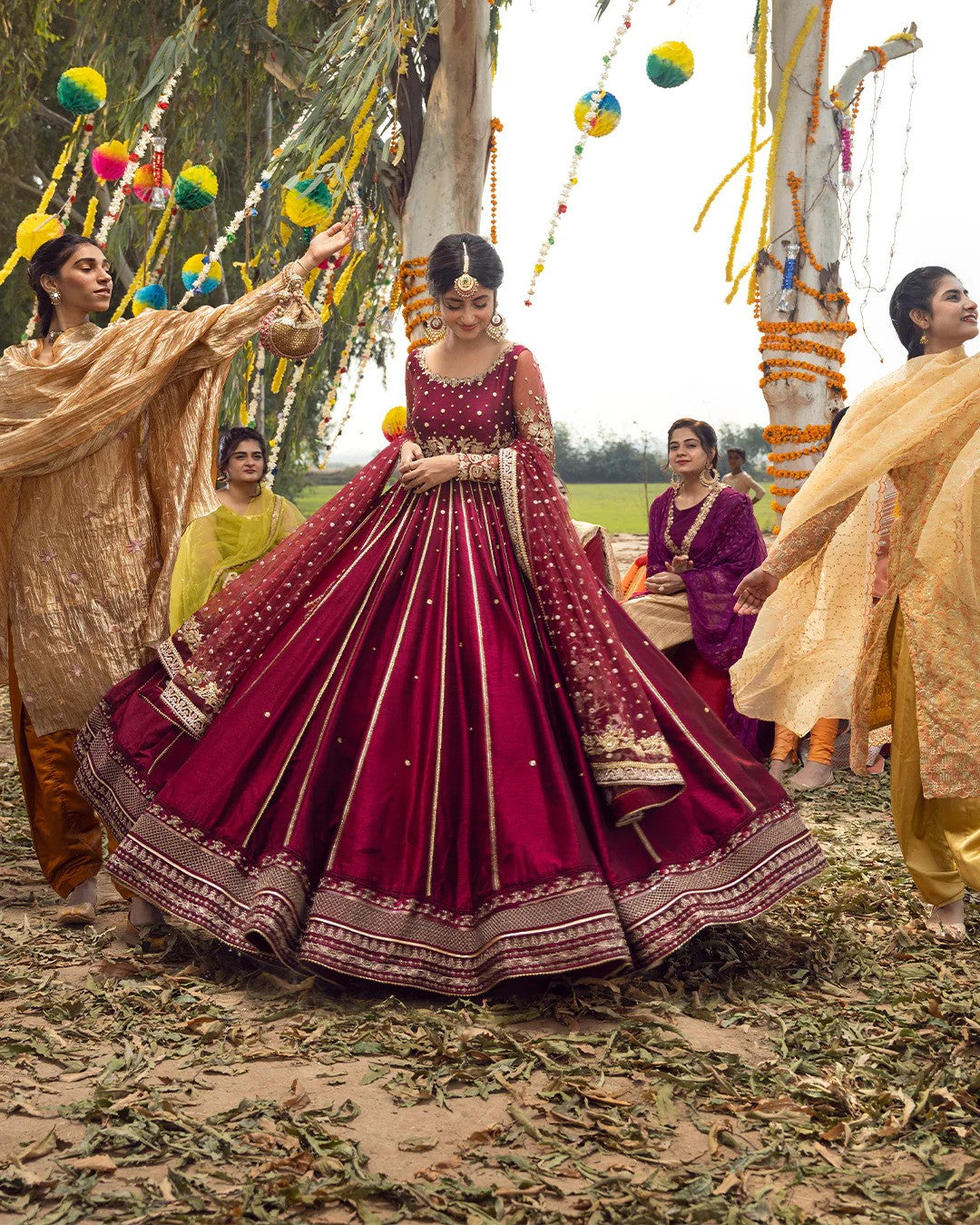 Zari - Designer Long Anarkali Gown By Faiza Saqlain