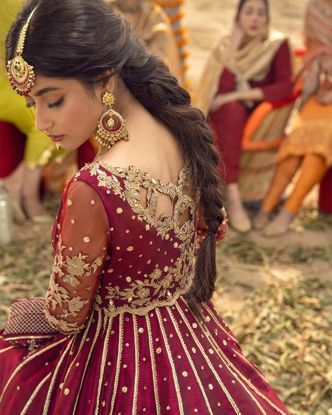 Zari - Designer Long Anarkali Gown By Faiza Saqlain