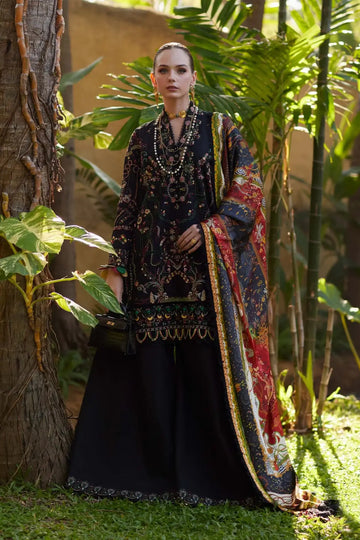 Kanwal Malik Zaria onyx designer stitched lawn suit 3 piece available at Pakistanimoda